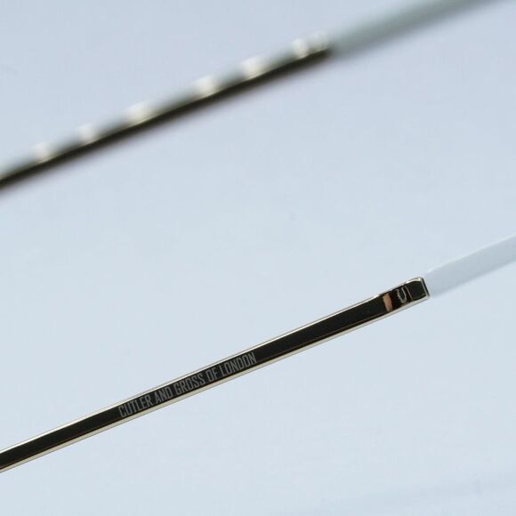 NEW CUTLER AND GROSS CG1277S 001 GOLD BLACK/GREY FLASH SUNGLASSES - Picture 5 of 9